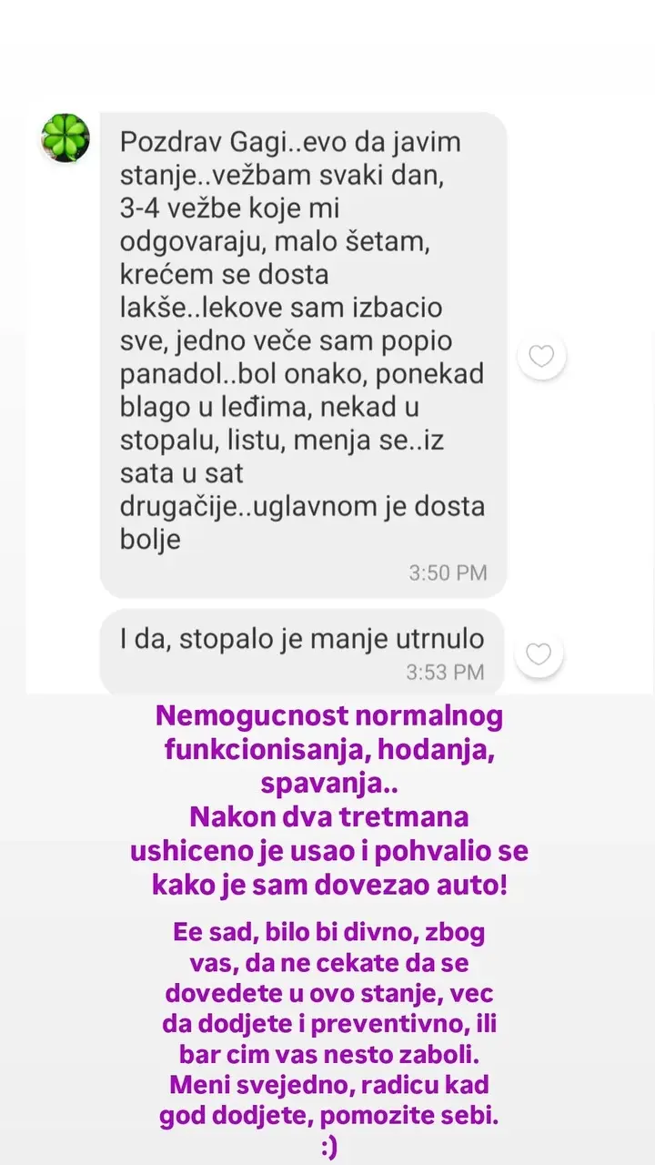 Poruka pacijenta 81